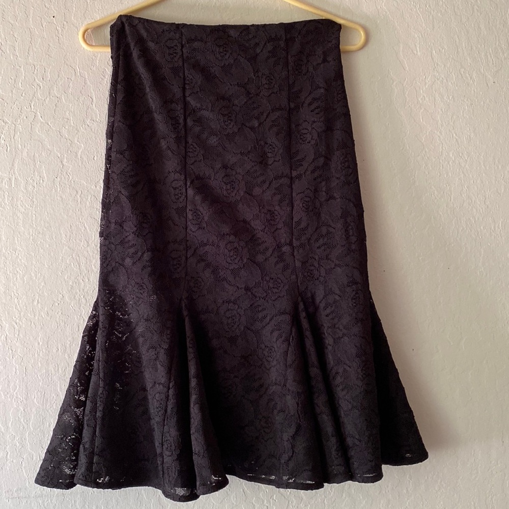 bebe black skirt